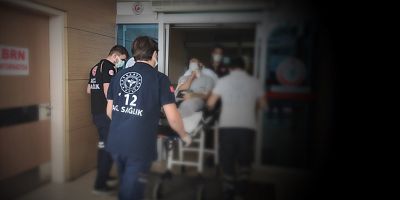 Elini makineye kaptıran işçi 2 parmağını kaybetti