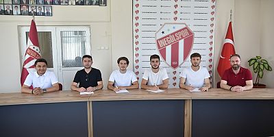 EMİR, SELİM CAN VE MERTCAN İLE SÖZLEŞME YENİLEDİK