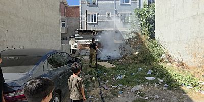 Ertuğrul Gazi Mahallesi’nde Korkutan Ateş