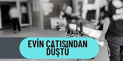 Evin Çatısından düştü