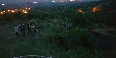 Eymir'de orman yangını