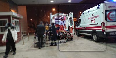 Fabrikada çalışırken aniden kafa üstü yere düşen kişi yaralandı