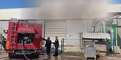 FABRİKADA YANGIN PANİĞİ