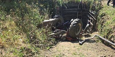 Fatih Mahallesi’nde Traktör Su Kuyusuna Devrildi: 3 Yaralı