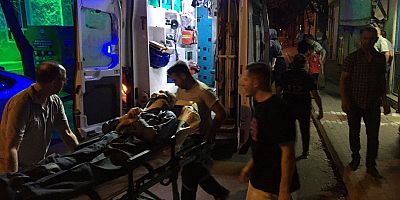 fenalaşıp yere düşen yaşlı adam başından yaralandı