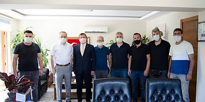 GAZETECİLERDEN HAYIRLI OLSUN ZİYARETİ