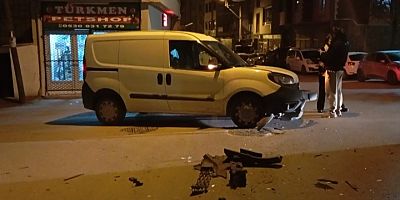 Gece saatlerinde sıkışmalı kaza: 2 yaralı