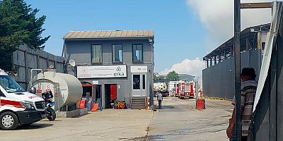 Geri dönüşüm tesisinde çıkan yangın söndürüldü