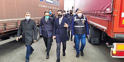 Hamzabeyli Sınır Kapısı'ndaki tır parkı genişletiliyor