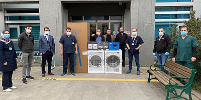 HASTANE DERNEĞİ MAKİNA DESTEĞİNE DEVAM EDİYOR.