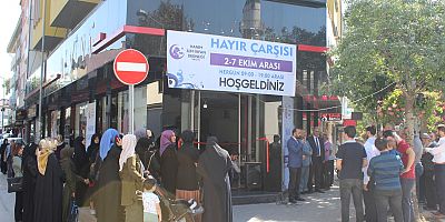 HAYIR ÇARŞISI AÇILDI