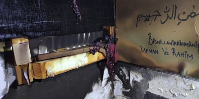 Her şey küle döndü ama Besmele-i Şerif ve dini kitaplar yanmadı