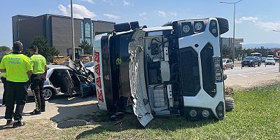 İnegöl’de feci kaza