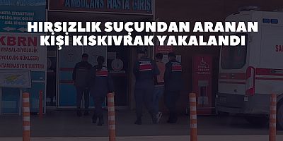 Hırsızlık suçundan aranan kişi kıskıvrak yakalandı
