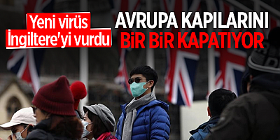 Hollanda ve Belçika, İngiltere'ye uçuşları yasakladı