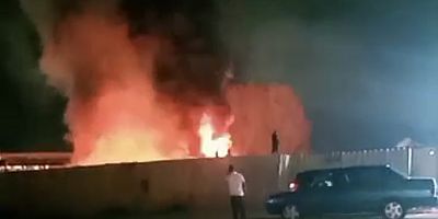 Hurdalık alandaki yangın korkuttu