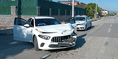 İNEGÖL AHMET TÜRKEL ÇEVRE YOLU’NDA KAZA 1 KİŞİ YARALANDI