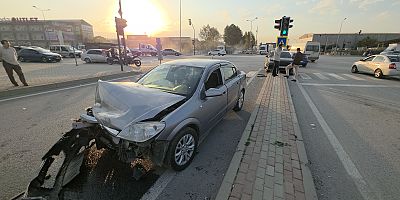 İNEGÖL-ALANYURT YOLUNDA KAZA: 1 YARALI