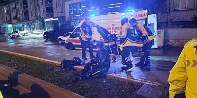 İnegöl’de Motosiklet Kazası: Trafik Durma Noktasına Geldi