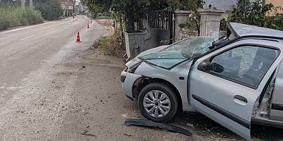 İnegöl Çeltikçi’de Kaza: Genç Sürücü Ağır Yaralandı