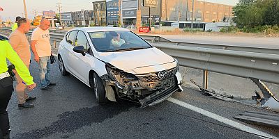 İnegöl D-200 Karayolunda Kaza: Motosiklet Sürücüsü Yaralandı