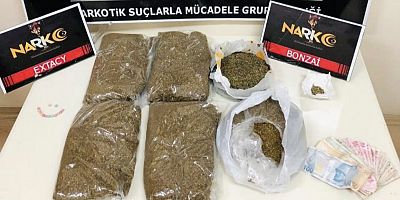 İnegöl'de 2 kilo uyuşturucu madde ele geçirildi