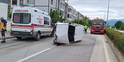İnegöl'de 22 yaşındaki genç ölümden döndü