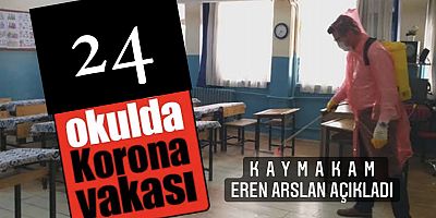 İnegöl’de 24 okulda koronavirüse rastlandı
