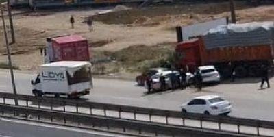 İnegöl’de 3 Araçlı Kaza: 5 Yaralı