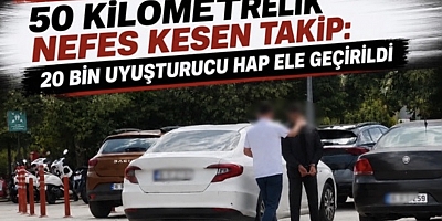 İnegöl’de 50 Kilometrelik Nefes Kesen Takip: 20 Bin Uyuşturucu Hap Ele Geçirildi