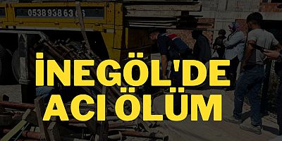 İnegöl'de acı ölüm