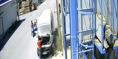İnegöl’de akü hırsızları güvenlik kameralarına yansıdı