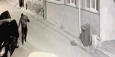 İnegöl’de araçlara saldırı güvenlik kamerasına yansıdı