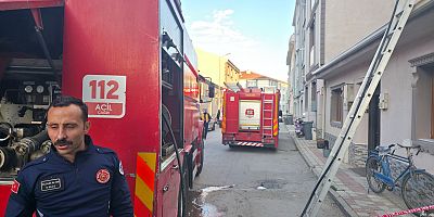 İnegöl’de Baca Yangını Paniğe Neden Oldu: İtfaiye Kısa Sürede Müdahale Etti