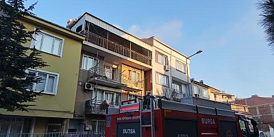 İnegöl’de Baca Yangını Paniğe Neden Oldu