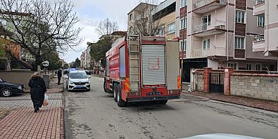 İnegöl’de Bacada Çıkan Yangın Kısa Sürede Söndürüldü