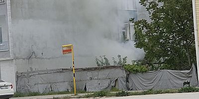 İnegöl’de Bahçe Temizliği Yoğun Dumana Neden Oldu