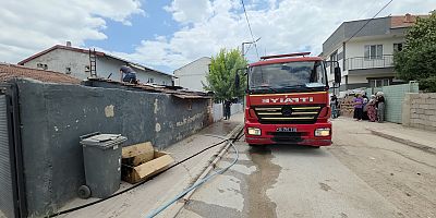 İnegöl’de Bahçedeki Ekmek Fırınında Yangın