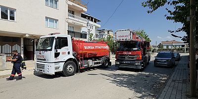 İnegöl’de Balkonda Kaynak Yangına Neden Oldu