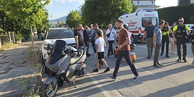 İnegöl’de Baygınlık Geçiren Motosiklet Sürücüsü Kaza Yaptı: 1 Yaralı