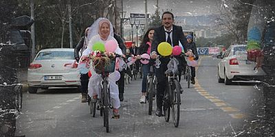 İNEGÖL’DE BENZERİNE AZ RASTLANAN DÜĞÜN KONVOYU