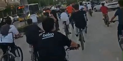 İnegöl'de Bisiklet Severler Buluştu: