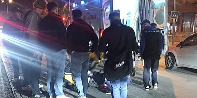 İNEGÖL’DE BİSİKLET YAYAYA ÇARPTI: 1 YARALI