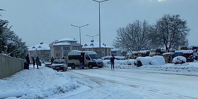 İnegöl’de böyle buzlanma Görmedi