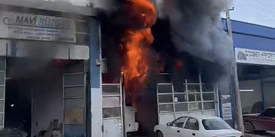 İNEGÖL'DE BÜYÜK YANGIN