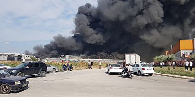 İnegöl'de büyük yangın