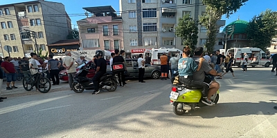 İnegöl'de cadde karıştı 