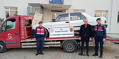 İnegöl’de çalınan araç, İstanbul’da bulundu