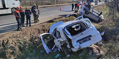 İnegöl’de can yakan kaza