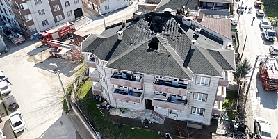 İnegöl’de Çatı Yangını Korkuttu